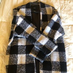 Black and white cozy jacket